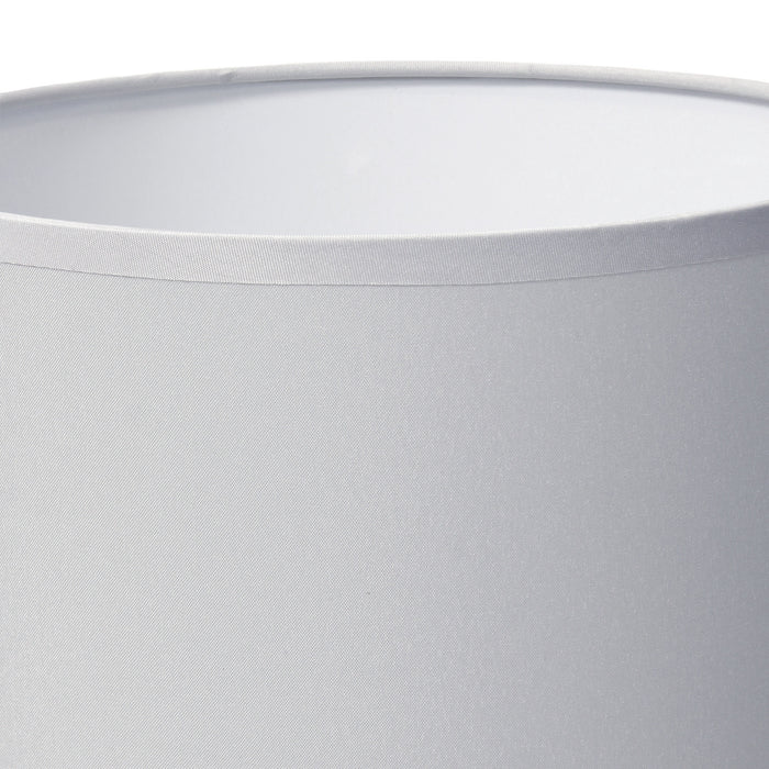 Zeke Lampe de table en ceramique, Gris, 13,25 po H