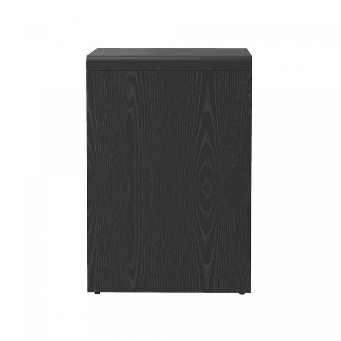 Table de nuit contemporaine Novara 56 cm en noir (1 tiroir)