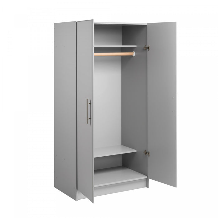 Armoire-penderie Elite - grise