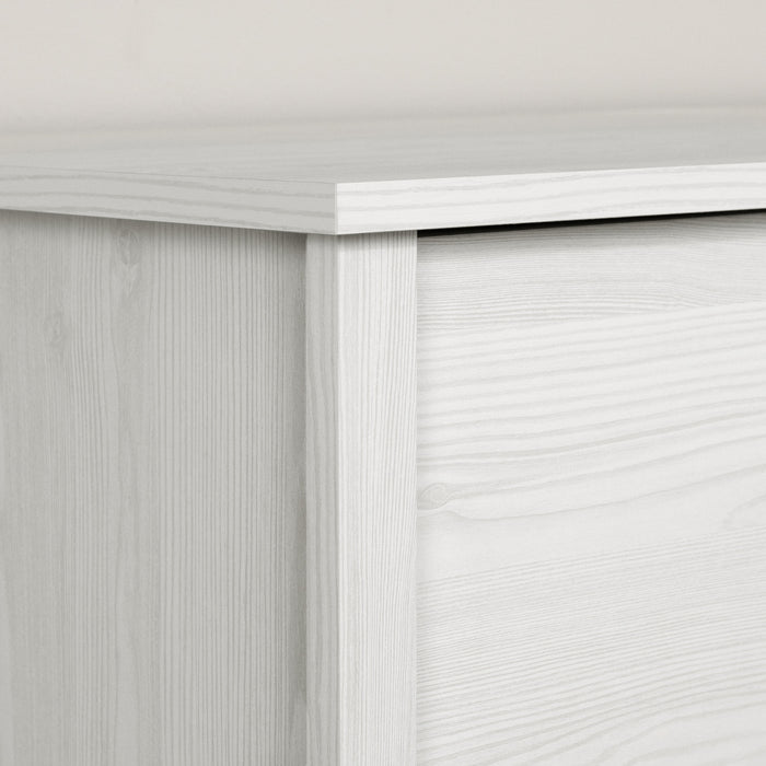 Commode Fernley à 6 tiroirs - pin blanc