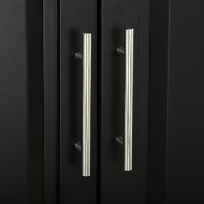 HOMCOM Armoire de rangement 72\" avec tiroir, etageres reglables