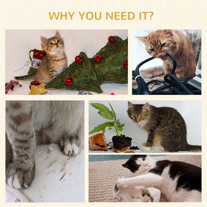 Pawhut Arbre A Chat D'interieur, Centre D'activites D'escalade, Meubles Pour Chaton Avec Maison Pour Chat, Lit, Griffoir, Jouet Suspendu, Marron