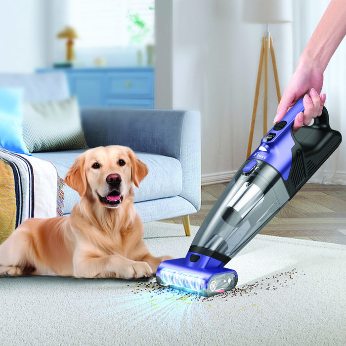 Aspirateur a main sans fil Panni H5398P 16V pour animaux avec brosse motorisee