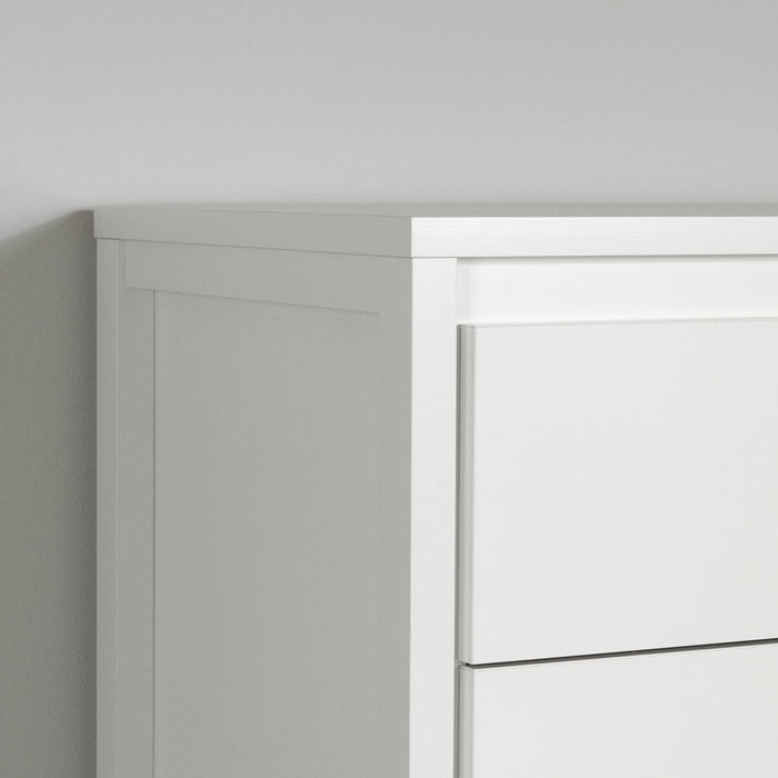 Gravity Commode 6 Tiroirs - Blanc Solide