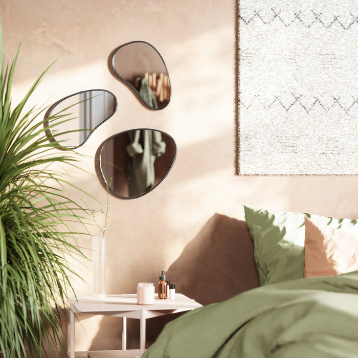 Miroirs Hubba Pebble de Umbra - ensemble de 3