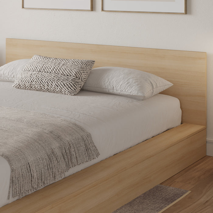 Kanso Lit a Plateforme Basse avec Tete de Lit