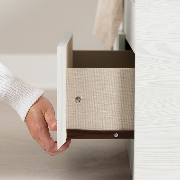 Hazen Ensemble Lit Matelot 3 Tiroirs Et Tete De Lit Bibliotheque Pin Blanc, De Meubles South Shore