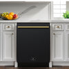 Forno Romano 24 in. Built-In Tall Tub Dishwasher in Black, Top Control, 52 dBA - FDWBI8035-24BLK | Lave-vaisselle encastrable Romano de 24 po, noir, commandes sur le dessus, 52 dBA – FDWBI8035-24BLK