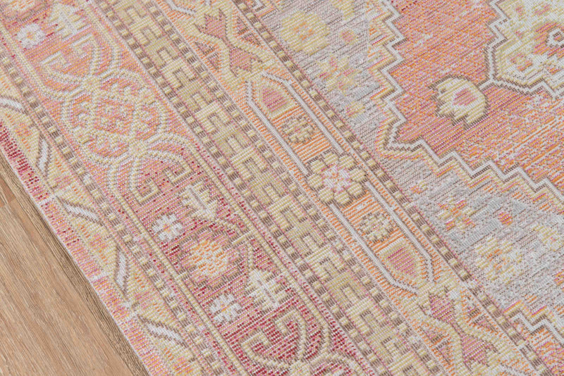 Tapis Traditionnel Poppy 9'3\" x 11'10\" en Rose