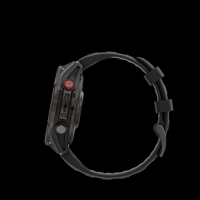 Montre intelligente multisport Garmin Fenix 8 Pro 47 mm en carbone - Suivi de fitness, ecran AMOLED en saphir, connectivite LTE/satellite, metriques de sante, appels vocaux