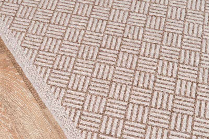 Tapis Contemporain Eve 5'0\" x 7'6\" en brun