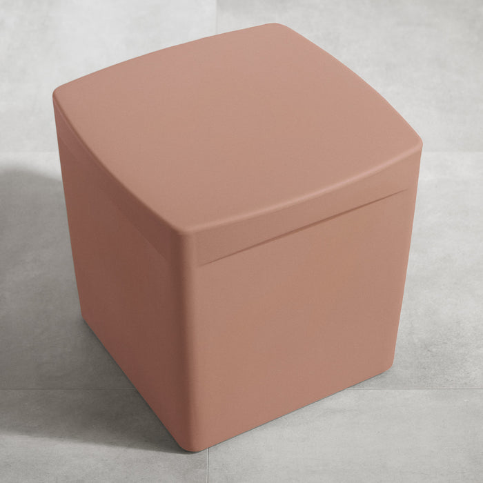 Table de bout carrée Dalya pour l’extérieur - Terra Cotta