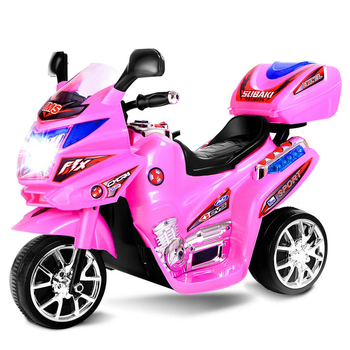 Moto Electrique A 3 Roues Pour Enfants Alimentation Par Batterie 6v Jouet Electronique