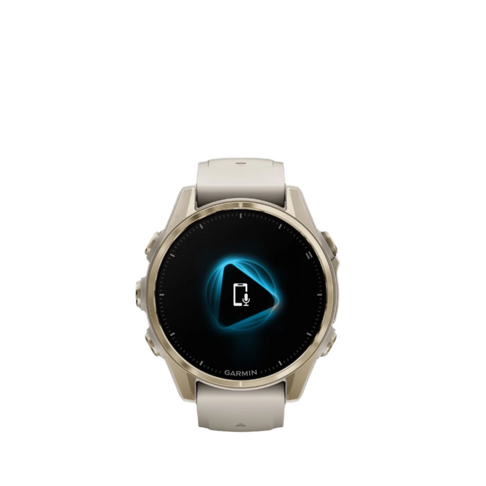  Soft Gold With Fog Gray/dark Sandstone Silicone Band