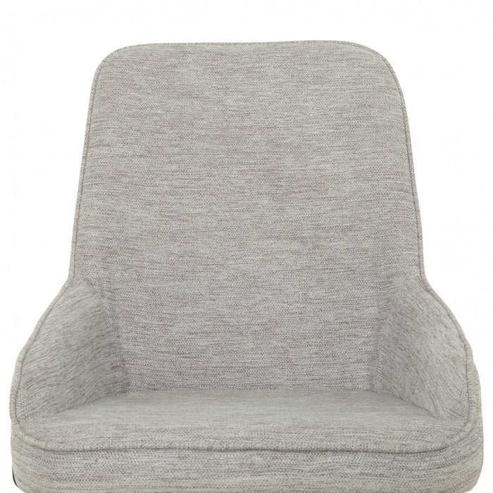 Chaise d'appoint de salle a manger Thora rembourree taupe (ens. de 2)