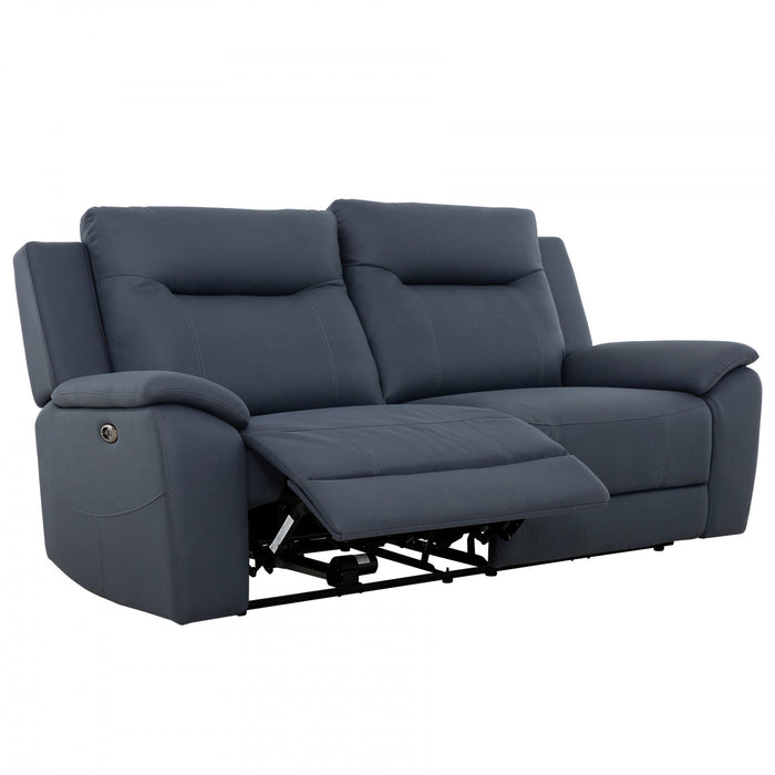 Sofa inclinable electrique Sutton de 81 po rembourre - Bleu