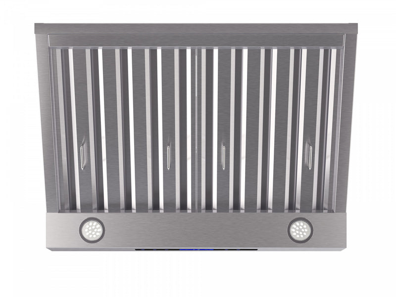 Hotte murale Palazzo de 30 po, acier inoxydable, filtres a chicanes-FRHWM5029-60