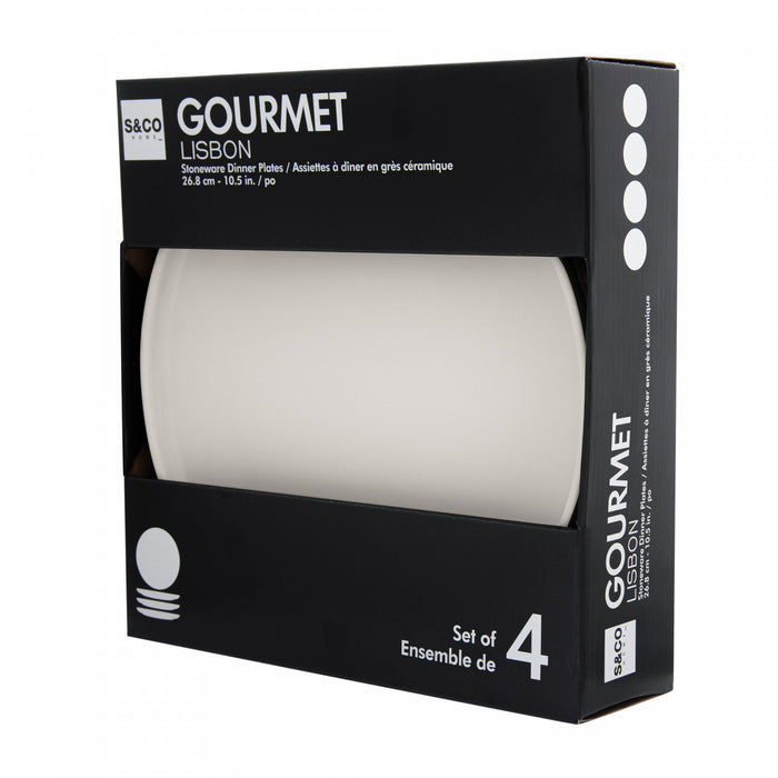 S&Co Gourmet Lisbon Assiettes a Diner en Gres