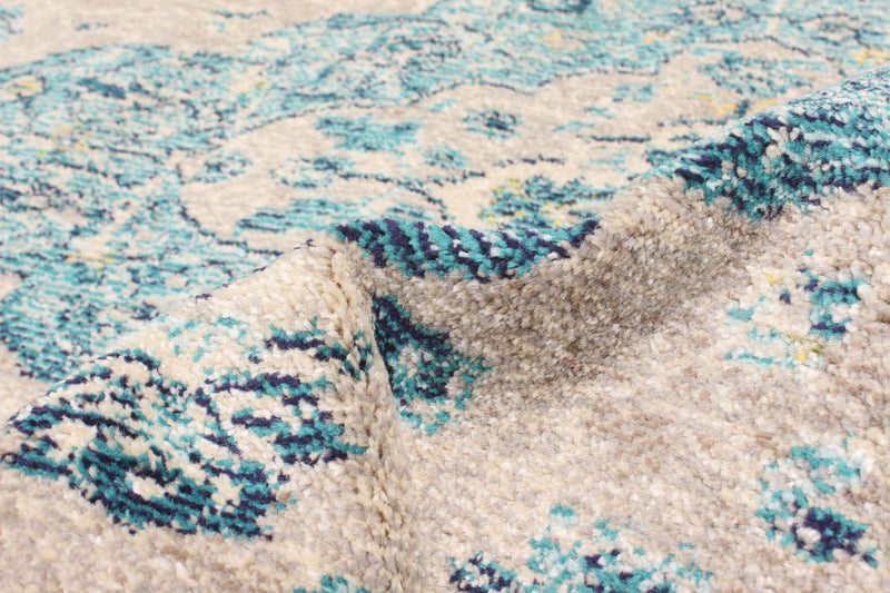 Tapis Traditionnel Daria 8'0\" x 10'0\" en Bleu