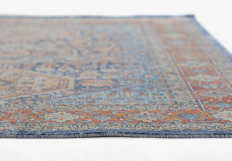 Tapis Traditionnel Alicia 9'3\" x 11'10\" en Bleu