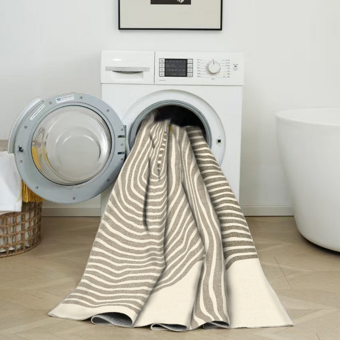 Aqua Pista Tapis Lavable Et Antiderapant A Poils Ras 8'x10'