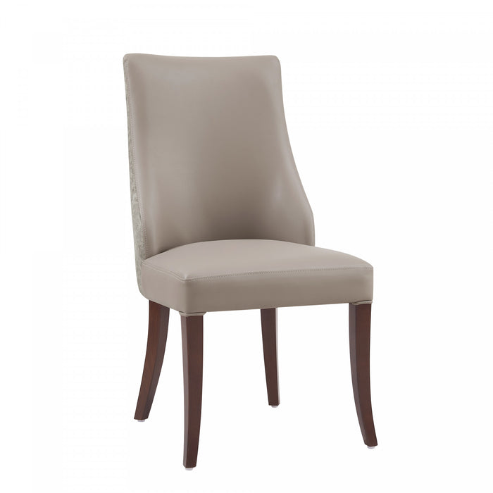 Ensemble de 6 chaises de salle a manger Connie Modern en taupe