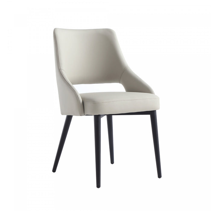 Ensemble de 6 chaises de salle a manger Tremont Modern en gris pierre