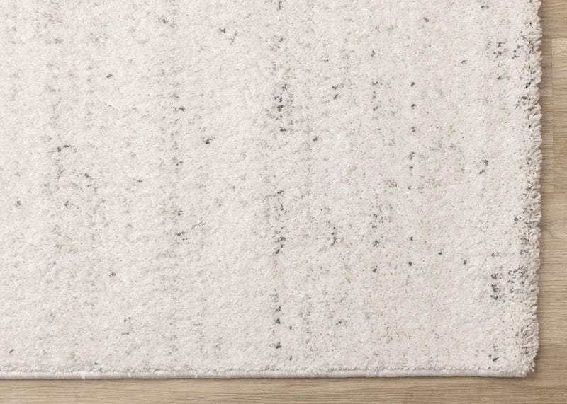 Tapis Surrey mouchete blanc gris, 5'3\" x 7'7\"