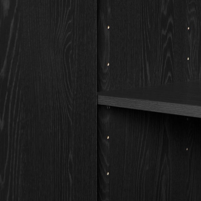 Armoire de rangement Oxford à 2 portes - chêne noir 