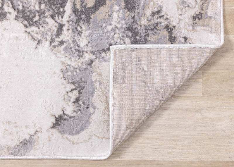 Carpette London à motif d’océan ondulé - 5 pi 3 po x 7 pi 7 po