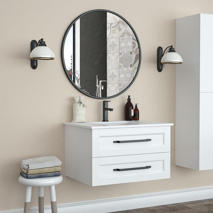 Miroir Halpert de 32 po noir