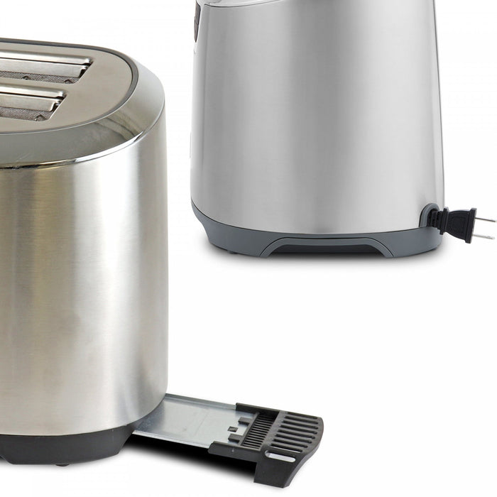 Grille-pain Kenmore Elite à fentes longues pour 4 tranches avec éjection automatique, acier inoxydable - KKELST4SS