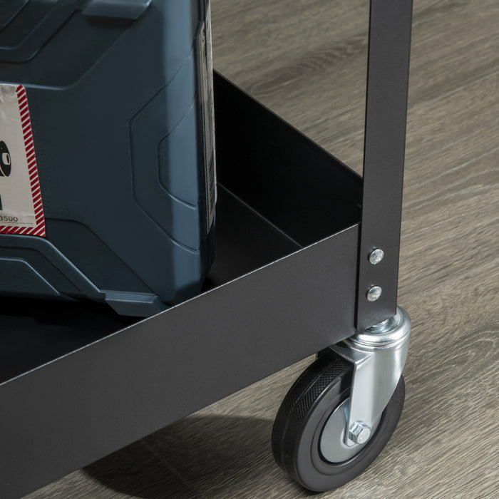 Durhand Chariot A Outils Roulant A 2 Niveaux Chariot De Service