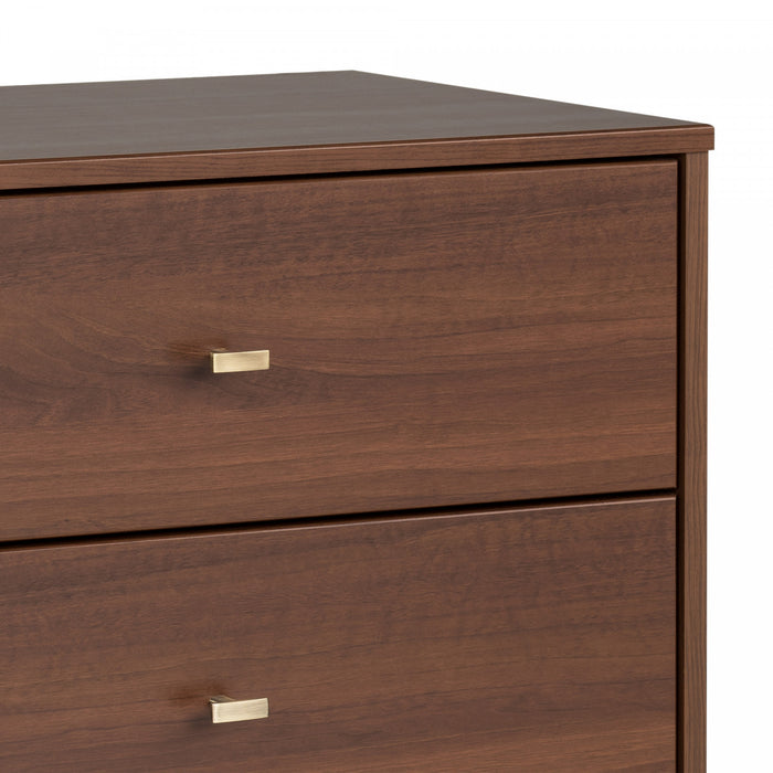 Commode Milo à 6 tiroirs - cerisier