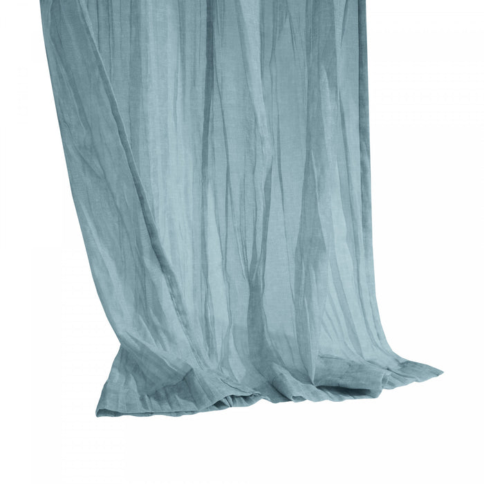 Panneau de rideau transparent Paloma crème à double têtes d’Habitat - 52 x 108