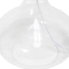 Ryley Glass Raindrop Table Lamp, Clear, 13.75"H | Ryley Lampe de table en verre motif gouttes de pluie, Transparent, 13,75 po H