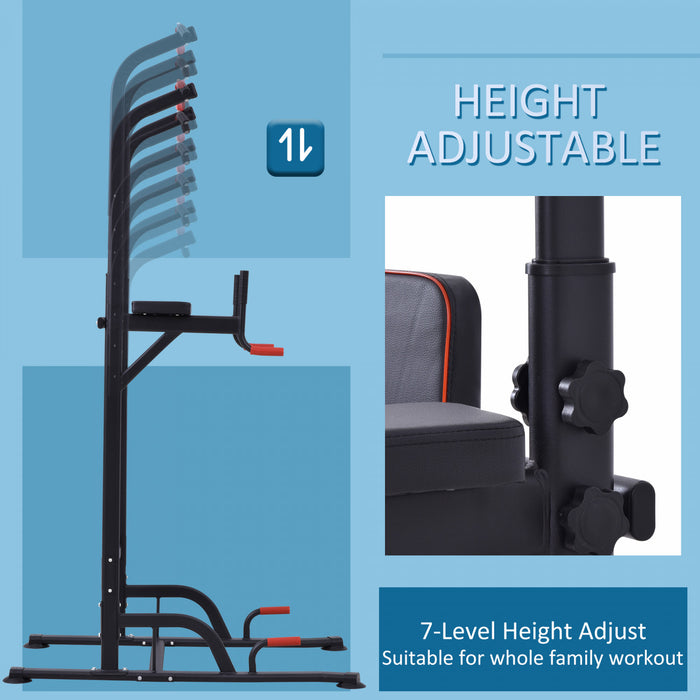 Soozier Station De Barre De Traction Hauteur Reglable, Equipement De Gym