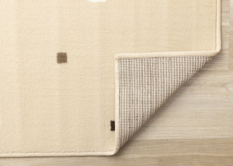 Carpette Forte à motif de chien confiant pour enfants - 5 pi 3 po x 7 pi 5 po