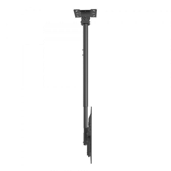Support mural de plafond reglable en hauteur Kanto CM600 pour televiseurs de 40 a 80 pouces, noir