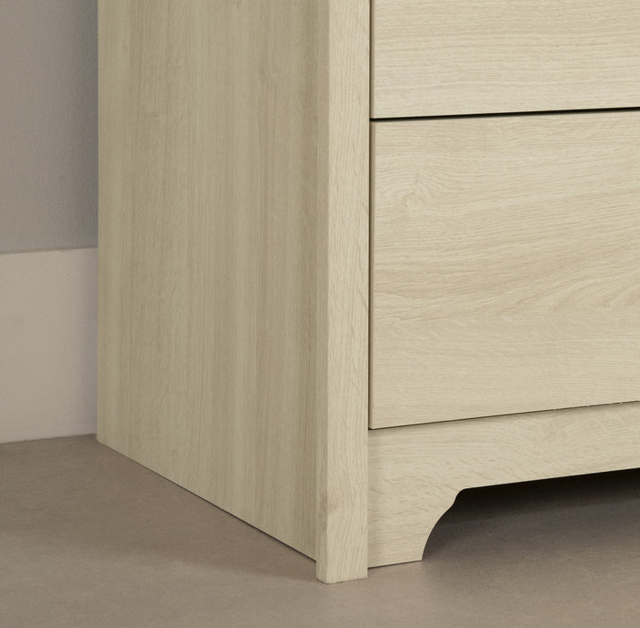  Commode verticale Fusion à 5 tiroirs - chêne blanchi