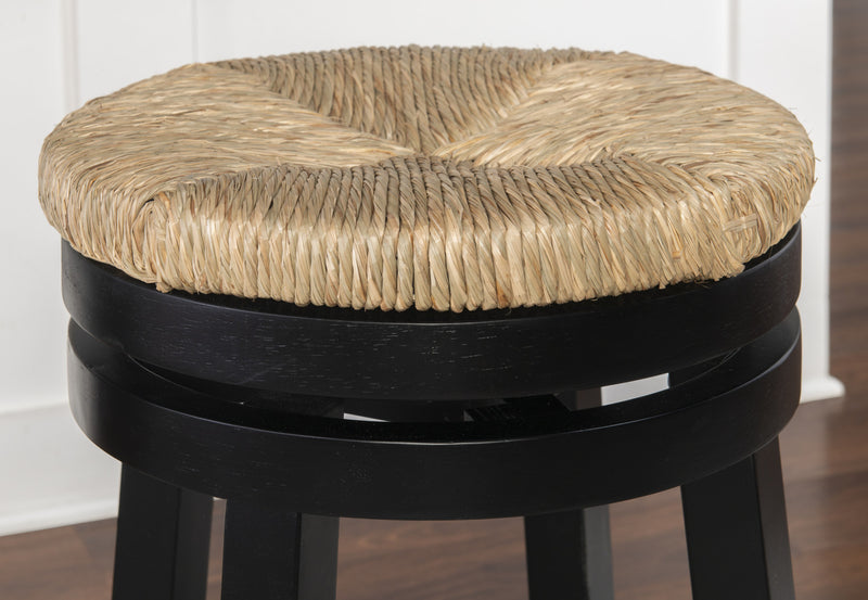 Tabouret Morgan de hauteur comptoir - noir