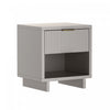 Elara Contemporary 18" Solid Wood Nightstand in Light Gray (1-Drawer) | Table de nuit contemporaine Elara 18" en bois massif, gris clair (1 tiroir)