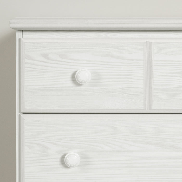 Commode Summer Breeze à 6 tiroirs - pin blanc