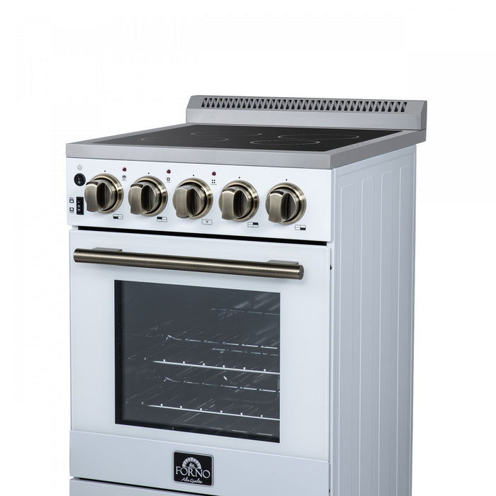 Cuisiniere electrique Pallermo de 20 po, blanche, capacite totale de 2,05 pi³ - FFSEL6051-20WHT