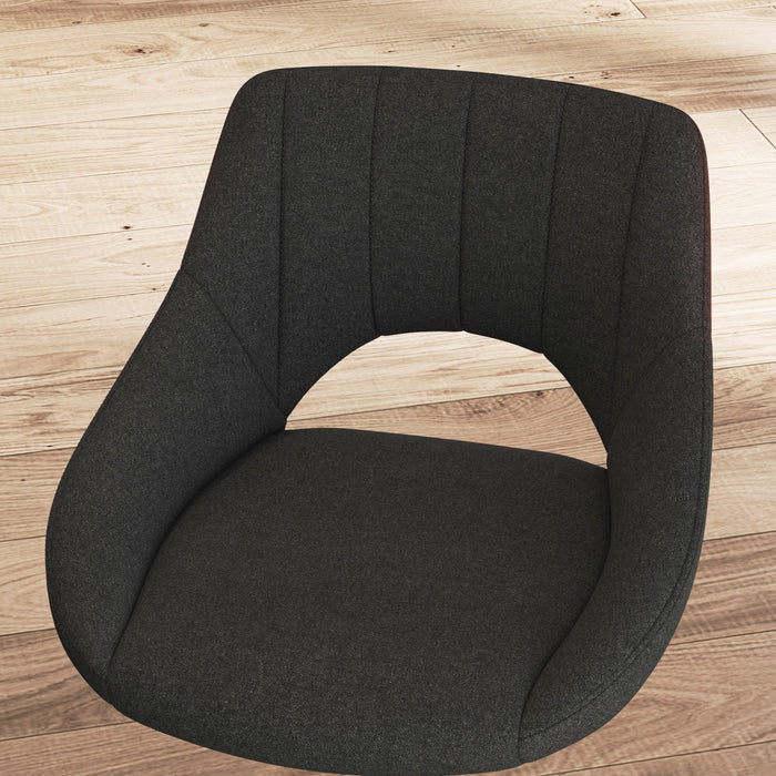HOMCOM Tabourets de bar, chaises de bar pivotantes a hauteur reglable