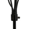 Skye 5 Light Adjustable Gooseneck Floor Lamp, Black & White, 67"H | Skye Lampadaire a 5 lumieres avec cols de cygne reglables, Noir et Blanc, 67 po H