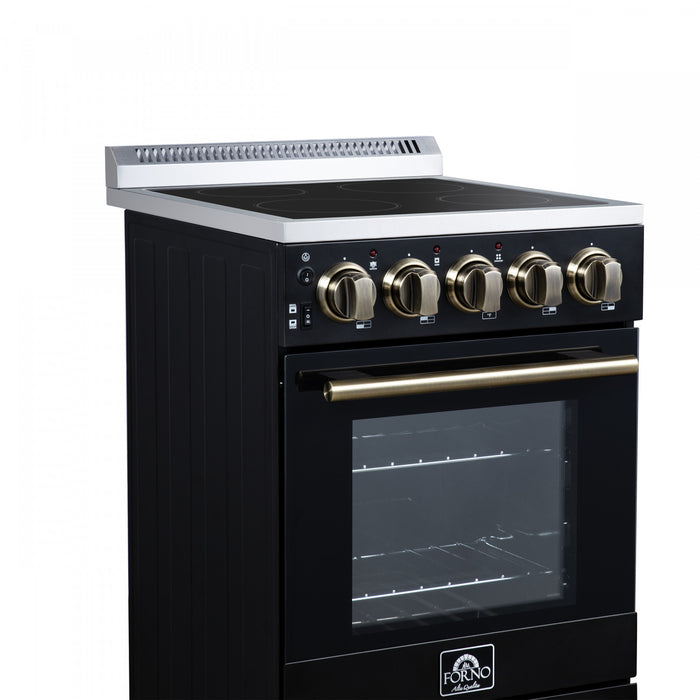 Cuisiniere electrique Pallermo de 20 po, noire, capacite totale de 2,05 pi³ - FFSEL6051-20BLK