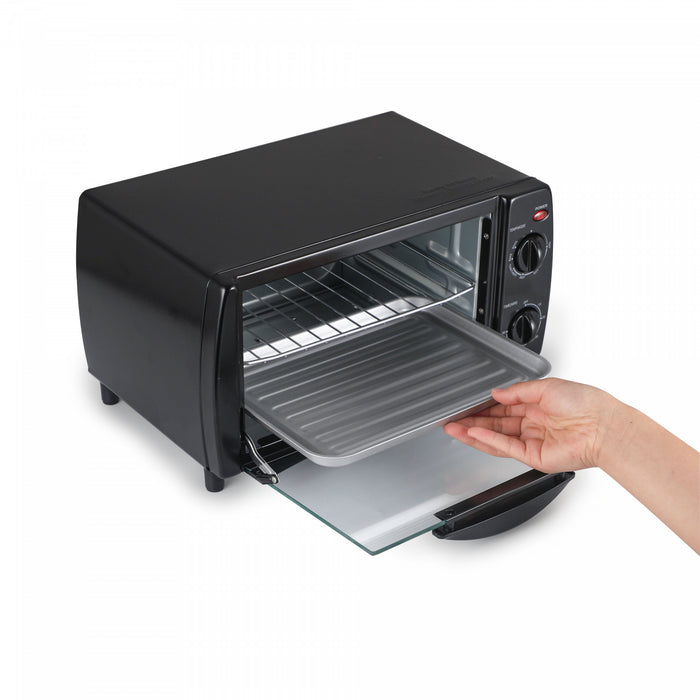 Four grille-pain 4 tranches 10 L CHTO40B, noir, 1 000 W, CHTO40B, noir, CHTO40B, serie CHB Commercial Chef
