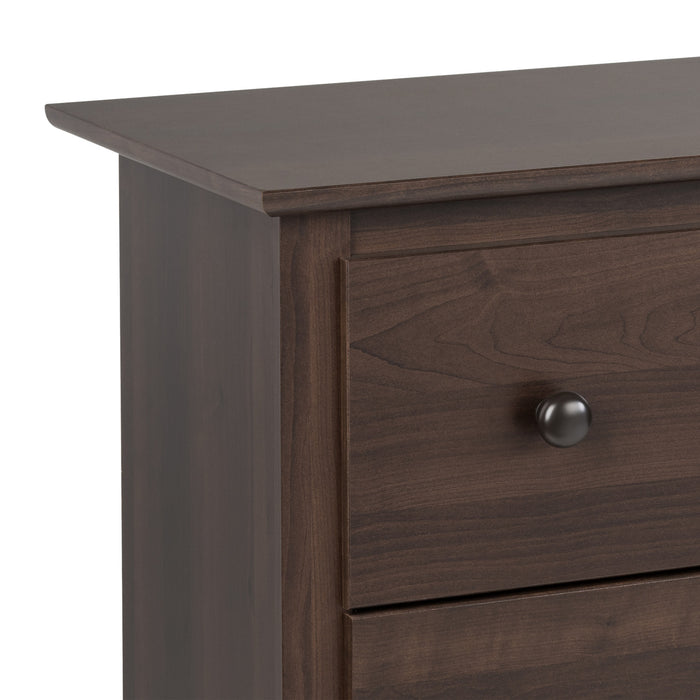 Commode Fremont à 8 tiroirs - espresso