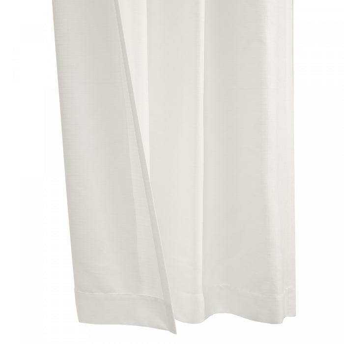 Panneau de rideau filtrant la lumière Mûre blanc à double têtes d’Habitat - 54 x 95